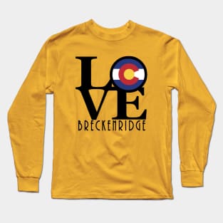 LOVE Breckenridge Colorado Long Sleeve T-Shirt